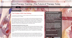 Desktop Screenshot of neurotherapytraining.blogspot.com