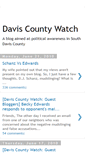 Mobile Screenshot of daviscountywatch.blogspot.com