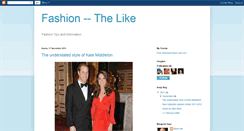 Desktop Screenshot of fashion-thelike.blogspot.com