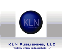 Tablet Screenshot of klnpublishingllc.blogspot.com