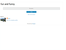 Tablet Screenshot of funandfunnylife.blogspot.com
