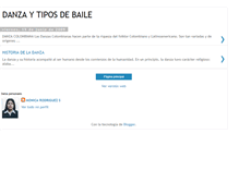Tablet Screenshot of danzaytiposdebaile.blogspot.com