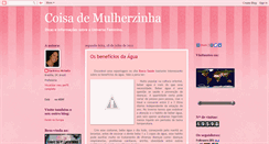 Desktop Screenshot of blogcoisademulherzinha.blogspot.com