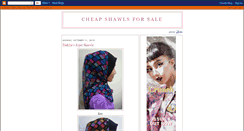 Desktop Screenshot of cheapshawls4sale.blogspot.com