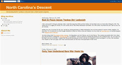 Desktop Screenshot of northcarolinasdescent.blogspot.com