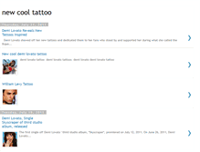 Tablet Screenshot of newcooltattoo.blogspot.com