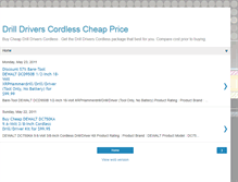Tablet Screenshot of buydrilldriverscordless.blogspot.com
