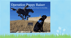 Desktop Screenshot of operationpuppyraiser.blogspot.com