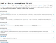 Tablet Screenshot of erotyka-i-bielizna-erotyczna.blogspot.com