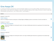 Tablet Screenshot of giveawaysdk.blogspot.com