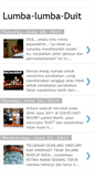 Mobile Screenshot of lumba-lumba-duit.blogspot.com