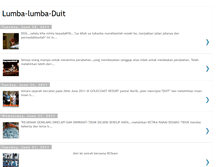 Tablet Screenshot of lumba-lumba-duit.blogspot.com