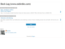 Tablet Screenshot of exbirdie-decklog.blogspot.com