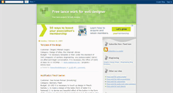 Desktop Screenshot of freeworkwebdesigner.blogspot.com