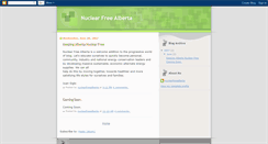 Desktop Screenshot of nuclearfreealberta.blogspot.com