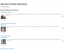 Tablet Screenshot of mechamfamilymemories.blogspot.com