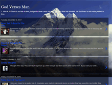 Tablet Screenshot of godversesman.blogspot.com