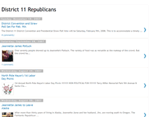 Tablet Screenshot of district11republicans.blogspot.com