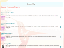 Tablet Screenshot of krazycouponmoms.blogspot.com