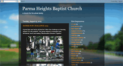 Desktop Screenshot of phbaptist.blogspot.com