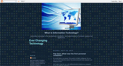 Desktop Screenshot of everchangingtechnology.blogspot.com