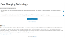 Tablet Screenshot of everchangingtechnology.blogspot.com