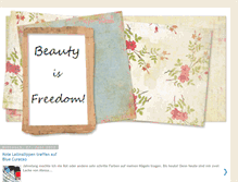 Tablet Screenshot of beautyisfreedoom.blogspot.com