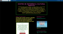 Desktop Screenshot of centrodereferenciaculturalprovita.blogspot.com