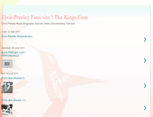 Tablet Screenshot of elvis-presley-fanclub.blogspot.com