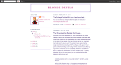 Desktop Screenshot of blondedevils.blogspot.com