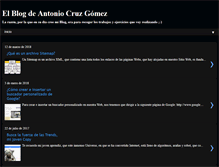 Tablet Screenshot of antoniocruzgomez.blogspot.com