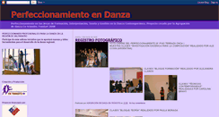 Desktop Screenshot of perfeccionamientodanza.blogspot.com