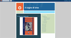 Desktop Screenshot of ilsognodiorez.blogspot.com