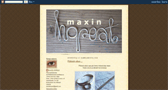 Desktop Screenshot of maxinhopeat.blogspot.com