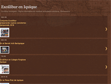 Tablet Screenshot of excalibureniquique.blogspot.com