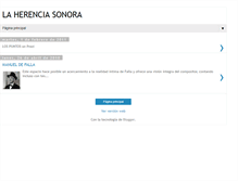 Tablet Screenshot of laherenciasonora-lino.blogspot.com