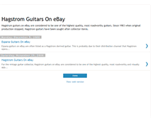 Tablet Screenshot of hagstrom-guitars.blogspot.com