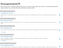 Tablet Screenshot of octavapromocion75.blogspot.com