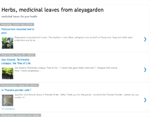 Tablet Screenshot of aleyagarden-medicinal-plants.blogspot.com