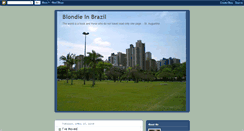 Desktop Screenshot of blondieinbrazil.blogspot.com