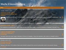 Tablet Screenshot of maybeitmeansnothing.blogspot.com