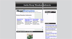 Desktop Screenshot of anekaresepmasakanindonesia.blogspot.com