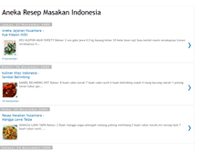 Tablet Screenshot of anekaresepmasakanindonesia.blogspot.com