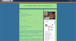 Desktop Screenshot of istherefoodonmyniqaab.blogspot.com