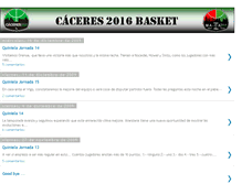 Tablet Screenshot of caceres2016baloncesto.blogspot.com