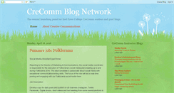 Desktop Screenshot of crecommblognetwork.blogspot.com