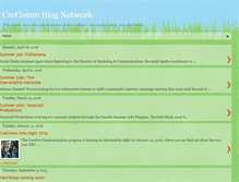 Tablet Screenshot of crecommblognetwork.blogspot.com