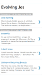 Mobile Screenshot of evolvingjes.blogspot.com