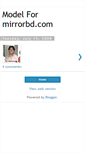 Mobile Screenshot of mirrorbd-model.blogspot.com