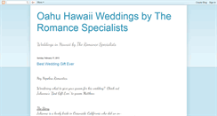 Desktop Screenshot of hawaiiweddingsbytrs.blogspot.com